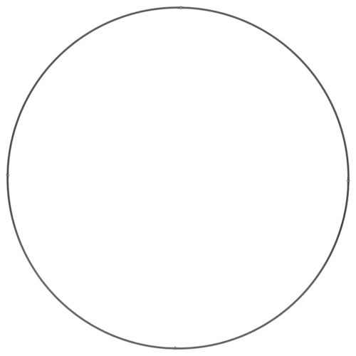 Градинска саксия Черно 120 x 120 x 20 см