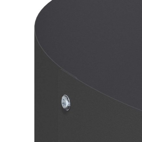 Градинска саксия 5 pcs Черно 120 x 120 x 20 см