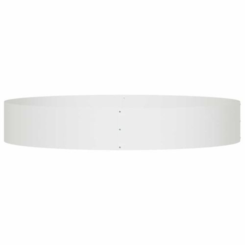 Градинска саксия Бяло 120 x 120 x 20 см