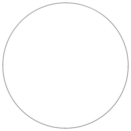 Градинска саксия 5 pcs Сребрист 120 x 120 x 20 см