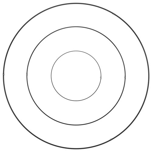 Градинска саксия Черно 90 x 90 x 20 см
