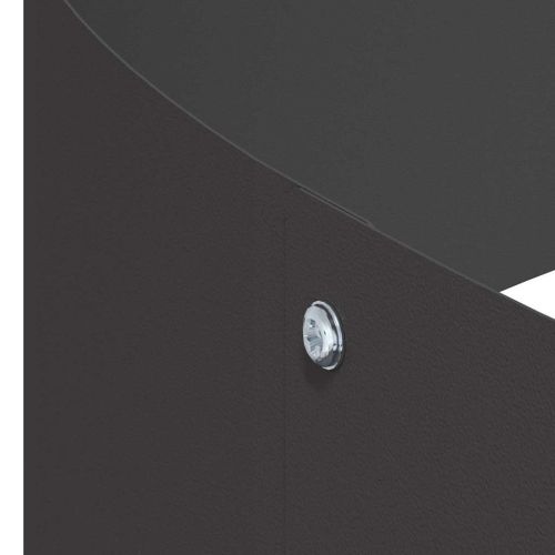 Градинска саксия Черно 90 x 90 x 20 см