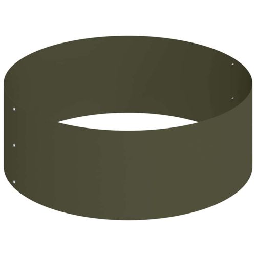 Градинска саксия Маслинено зелено 90 x 90 x 20 см