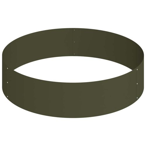 Градинска саксия Маслинено зелено 90 x 90 x 20 см