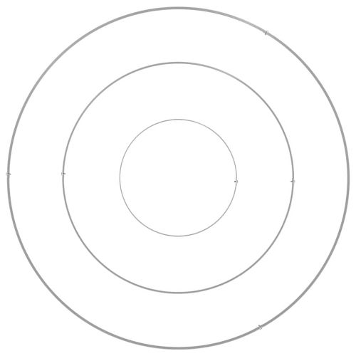 Градинска саксия Сребрист 90 x 90 x 20 см Неръждаема стомана