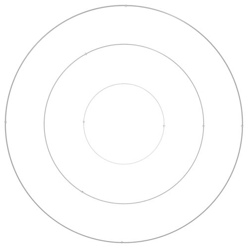 Градинска саксия Сребрист 120 x 120 x 20 см Неръждаема стомана
