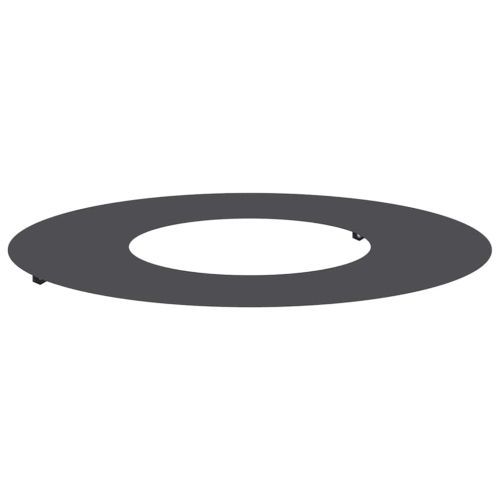 подходяща за плоски дървени халки Черно Ø30 / 60 см Стомана