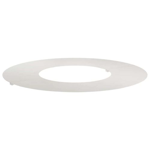 подходяща за плоски дървени халки Сребрист Ø30 / 60 см