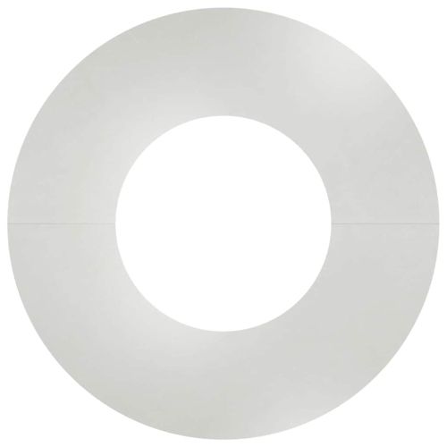 подходяща за плоски дървени халки Сребрист Ø30 / 60 см