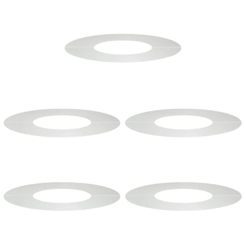 подходяща за плоски дървени халки 5 pcs Сребрист Ø30 / 60 см