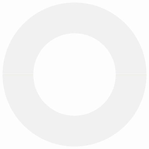 подходяща за плоски дървени халки 5 pcs Бяло Ø40 / 70 см Стомана