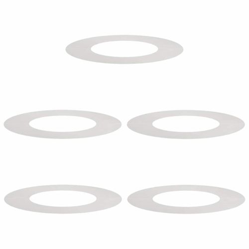 подходяща за плоски дървени халки 5 pcs Сребрист Ø40 / 70 см