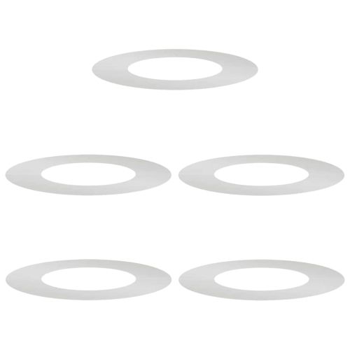 подходяща за плоски дървени халки 5 pcs Сребрист Ø40 / 70 см