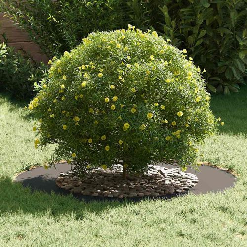 подходяща за плоски дървени халки Черно Ø50 / 80 см Стомана