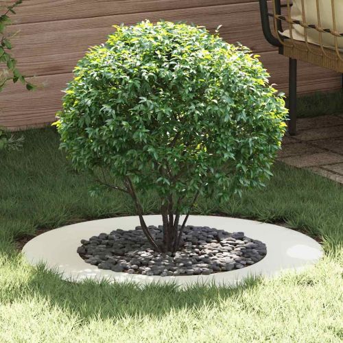 подходяща за плоски дървени халки 5 pcs Бяло Ø50 / 80 см Стомана