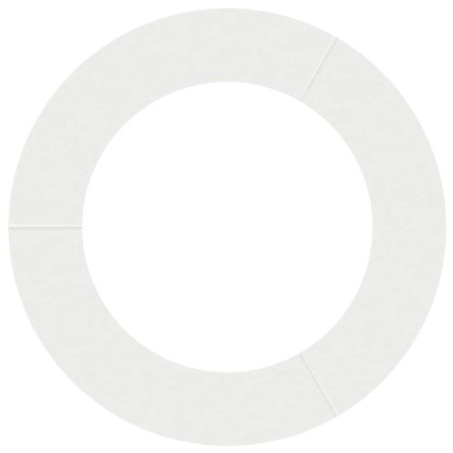 подходяща за плоски дървени халки Бяло Ø60 / 90 см Стомана