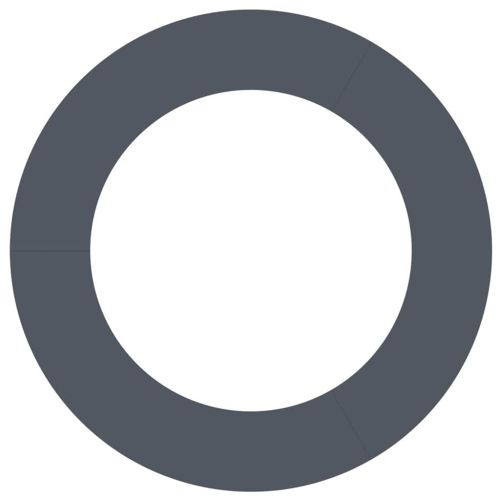 подходяща за плоски дървени халки 5 pcs Антрацит Ø60 / 90 см