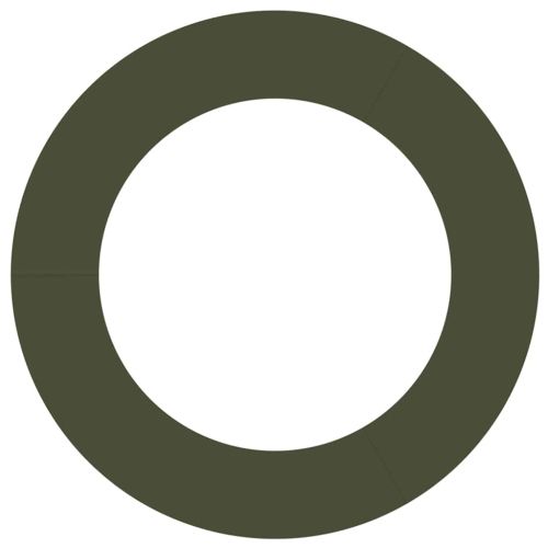 подходяща за плоски дървени халки 5 pcs Маслиненозелен