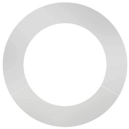 подходяща за плоски дървени халки 5 pcs Сребрист Ø60 / 90 см