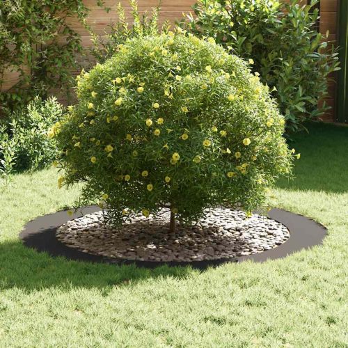 подходяща за плоски дървени халки Черно Ø90 / 120 см Стомана