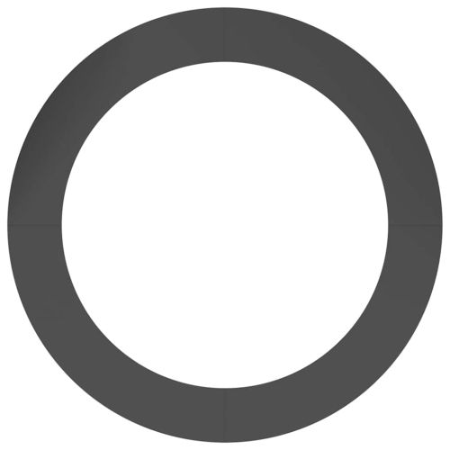 подходяща за плоски дървени халки 5 pcs Черно Ø90 / 120 см