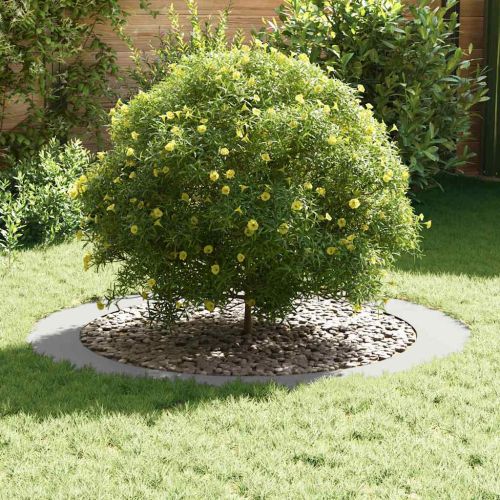 подходяща за плоски дървени халки 5 pcs Бяло Ø90 / 120 см Стомана