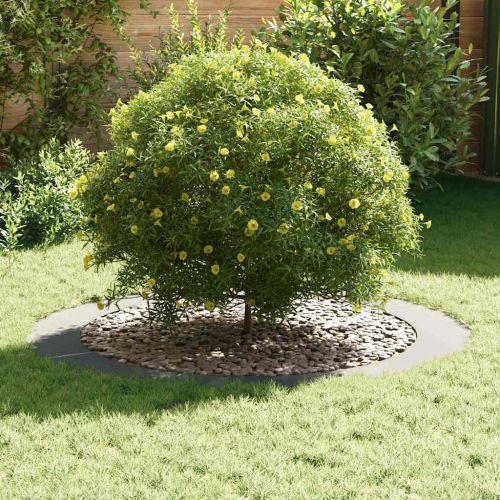 подходяща за плоски дървени халки 5 pcs Сребрист Ø90 / 120 см