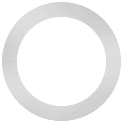 подходяща за плоски дървени халки 5 pcs Сребрист Ø90 / 120 см