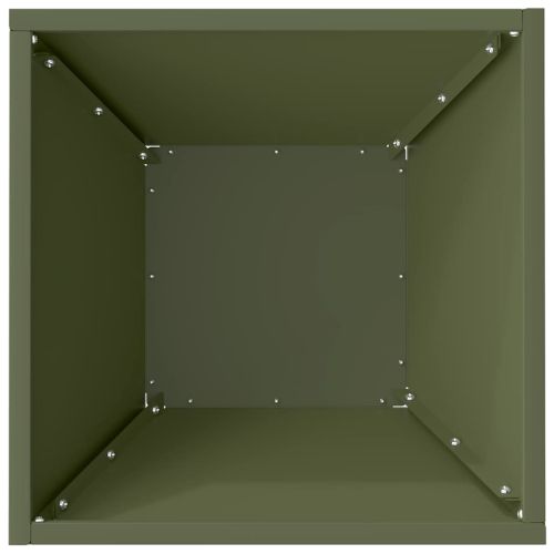 Градинска саксия 5 pcs Маслинено зелено 35 x 35 x 15 см