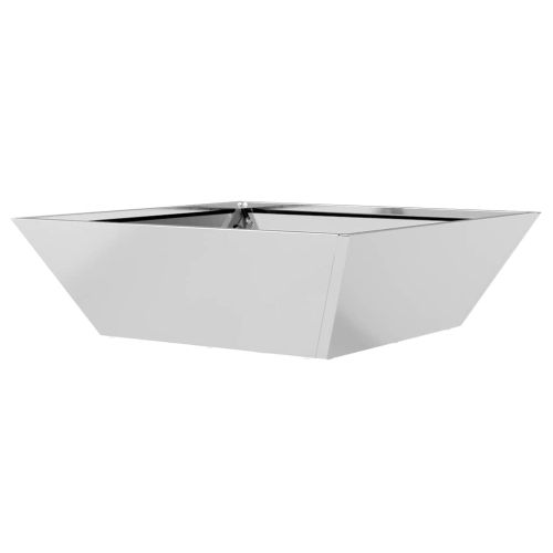 Градинска саксия 5 pcs Сребрист 50 x 50 x 15 см