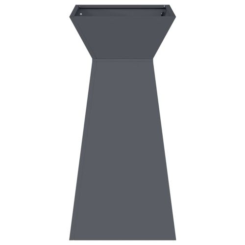 Саксия с колона 2 pcs Антрацит 35 x 35 x 73 см