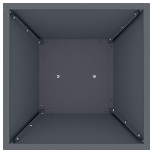 Саксия с колона 2 pcs Антрацит 35 x 35 x 73 см