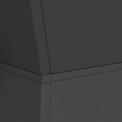 Саксия с колона 2 pcs Черно 40 x 40 x 100 cm