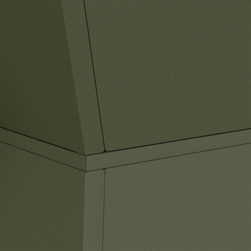 Саксия с колона 2 pcs Маслинено 40 x 40 x 100 cm