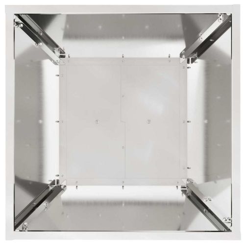 Саксия с колона 2 pcs Сребрист 40 x 40 x 100 cm