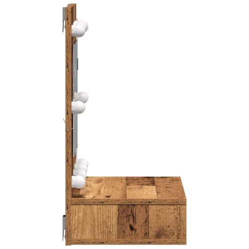 Шкаф с огледало Старо дърво 60 x 31,5 x 62 см Инженерно дърво