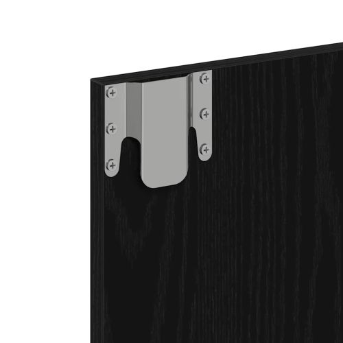 Шкаф с огледало Черния дъб 60 x 31,5 x 62 см Инженерно дърво