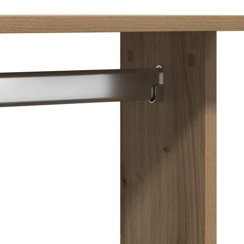 Гардероб с рафт дъб артизан 102 x 38 x 110 см Инженерно дърво