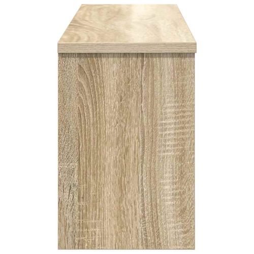 Стенен закачалка за палта с рафт Сонома дъб 80 x 20 x 30 cm