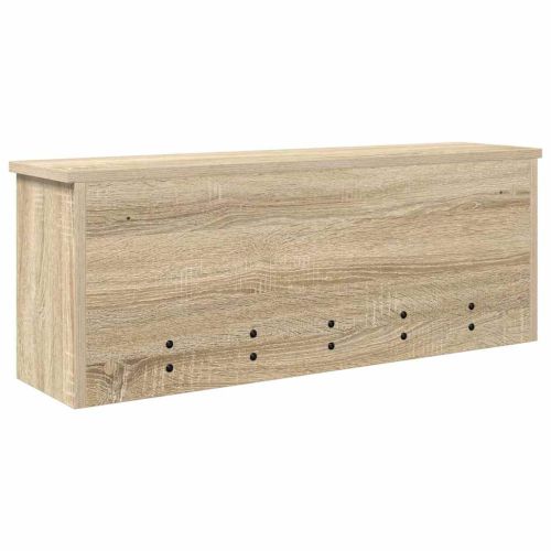 Стенен закачалка за палта с рафт Сонома дъб 80 x 20 x 30 cm