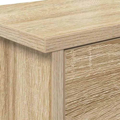 Стенен закачалка за палта с рафт Сонома дъб 80 x 20 x 30 cm