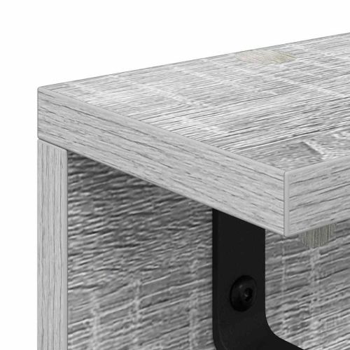 Стенен закачалка за палта Сив Сонома 40 x 10,5 x 10,5 см