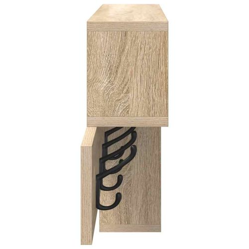 Стенен закачалка за палта с рафт Сонома дъб 100 x 12 x 43,5 см