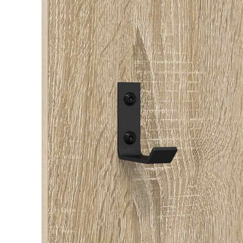 Стенен закачалка за палта Сонома дъб 30 x 1,5 x 80 см