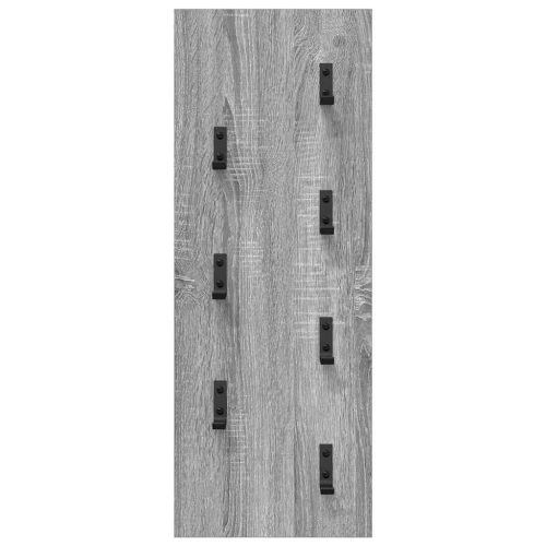 Стенен закачалка за палта Сив Сонома 30 x 1,5 x 80 см