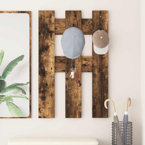 Стенен закачалка за палта Димян дъб 65 x 3 x 100 см