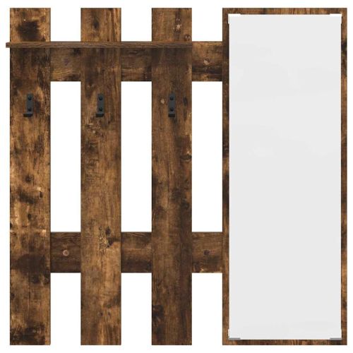 Стенен закачалка за палта Димян дъб 100 x 10 x 100 см