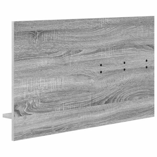 Стенен закачалка за палта с рафт Сив Сонома 90 x 10 x 50 см