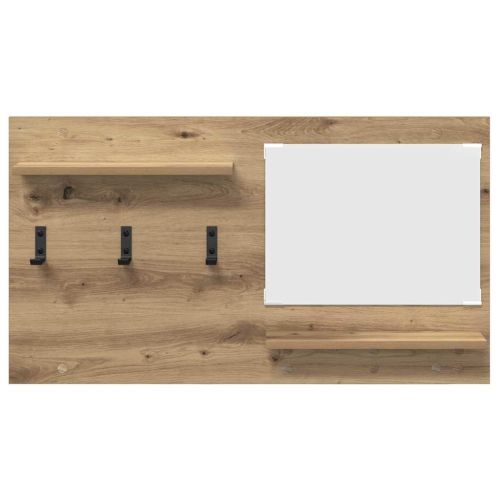 Стенен закачалка за палта Дъб 90 x 10 x 50 см Инженерно дърво