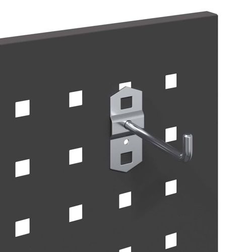 Карача за инструменти с рафт с колело Черно 65 x 35 x 111 см